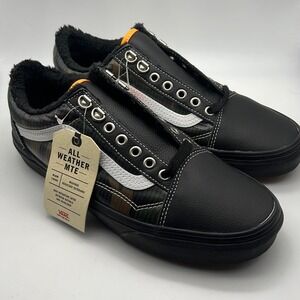 Vans Old Skool black camo all weather MTE sneaker NEW Men 8.5 / Women 10